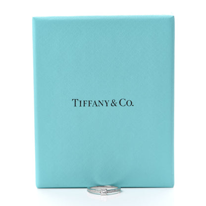 Tiffany Platinum Diamond .23ct Grace Engagement Ring 49 4.75 5 of 5