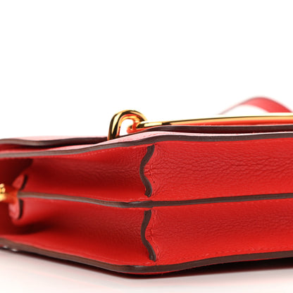Hermes Evercolor Mini Sac Roulis Rouge Tomate 8 of 10