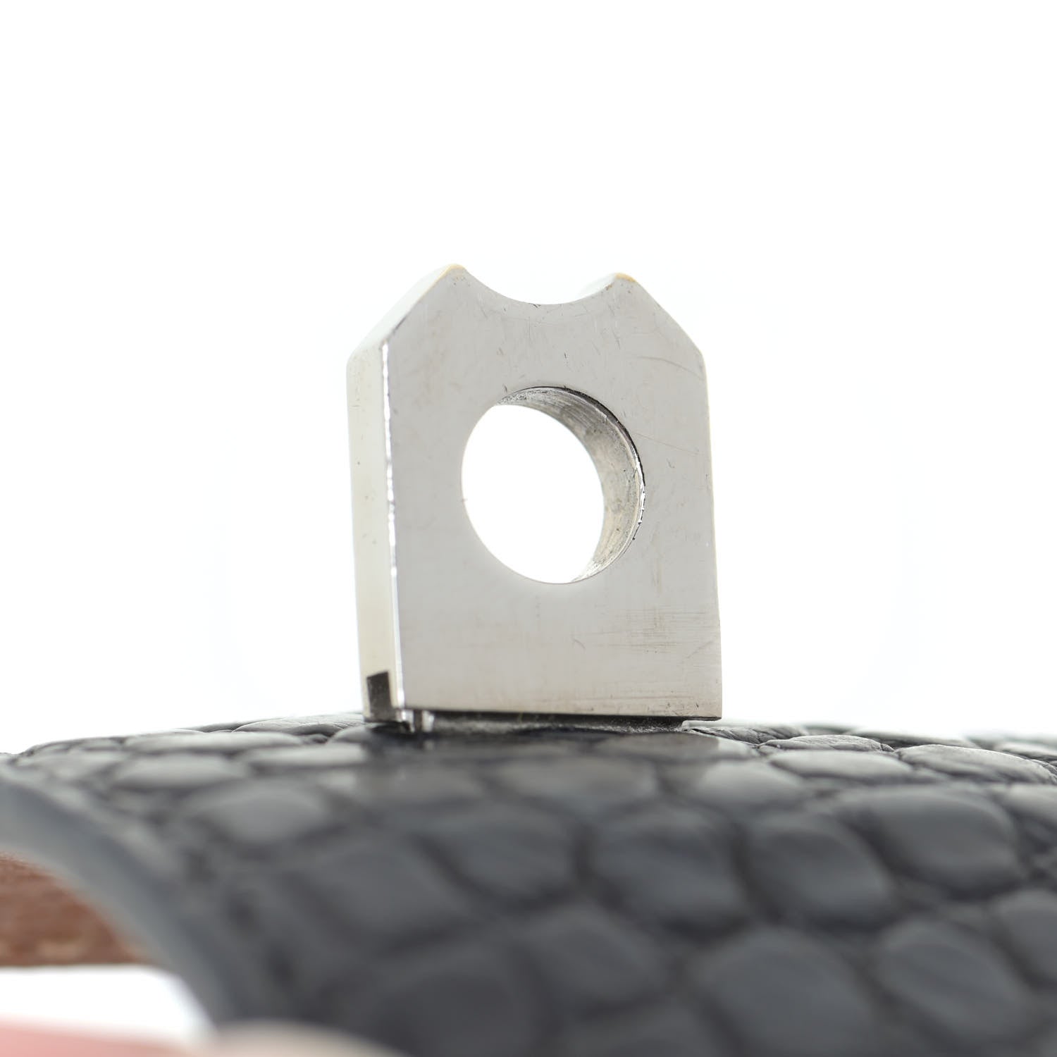 Hermes Matte Alligator Collier de Chien CDC Bracelet S Black 7 of 12