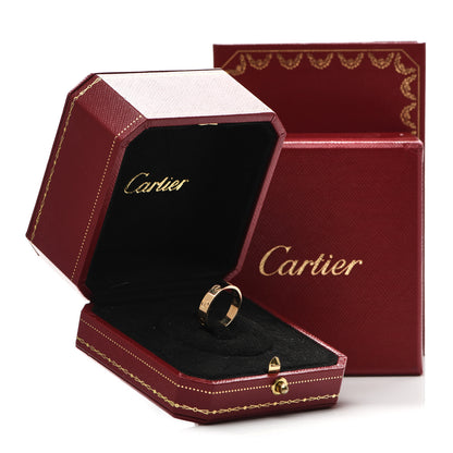 Cartier 18K Yellow Gold 3.5mm LOVE Wedding Band Ring 50 5.25 7 of 7