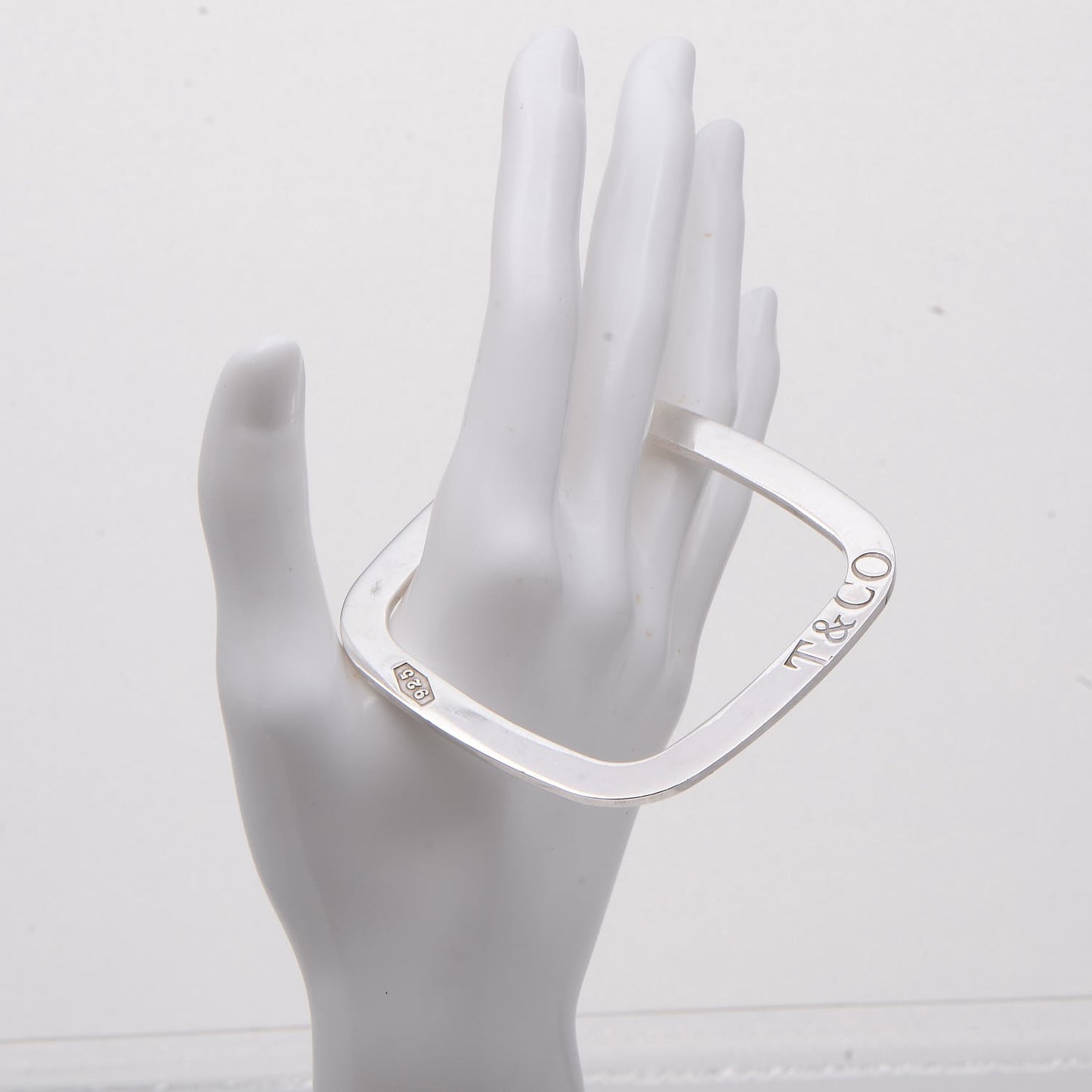 Sterling Silver 1837 Square Bangle Bracelet