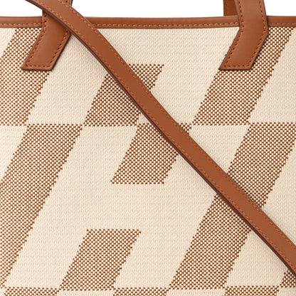 Hermes Swift Toile H Cabas H En Biais 27 Ecru Naturel Gold 8 of 11