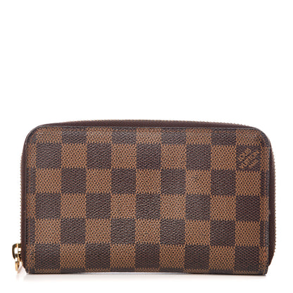 Louis Vuitton Damier Ebene Zippy Compact Wallet 1 of 9