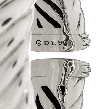 David Yurman Sterling Silver 25mm Waverly Bracelet 3 of 4