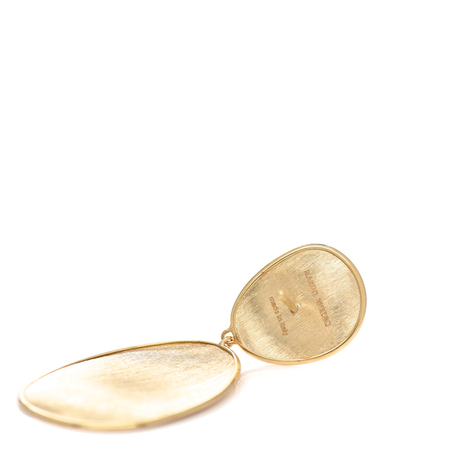 Marco Bicego 18K Yellow Gold Small Lunaria Drop Earrings 4 of 4