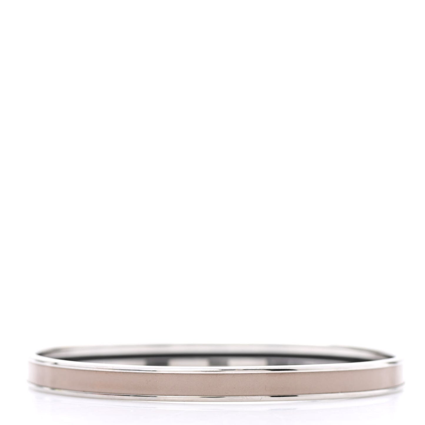 Enamel Uni Bangle Marron Glace