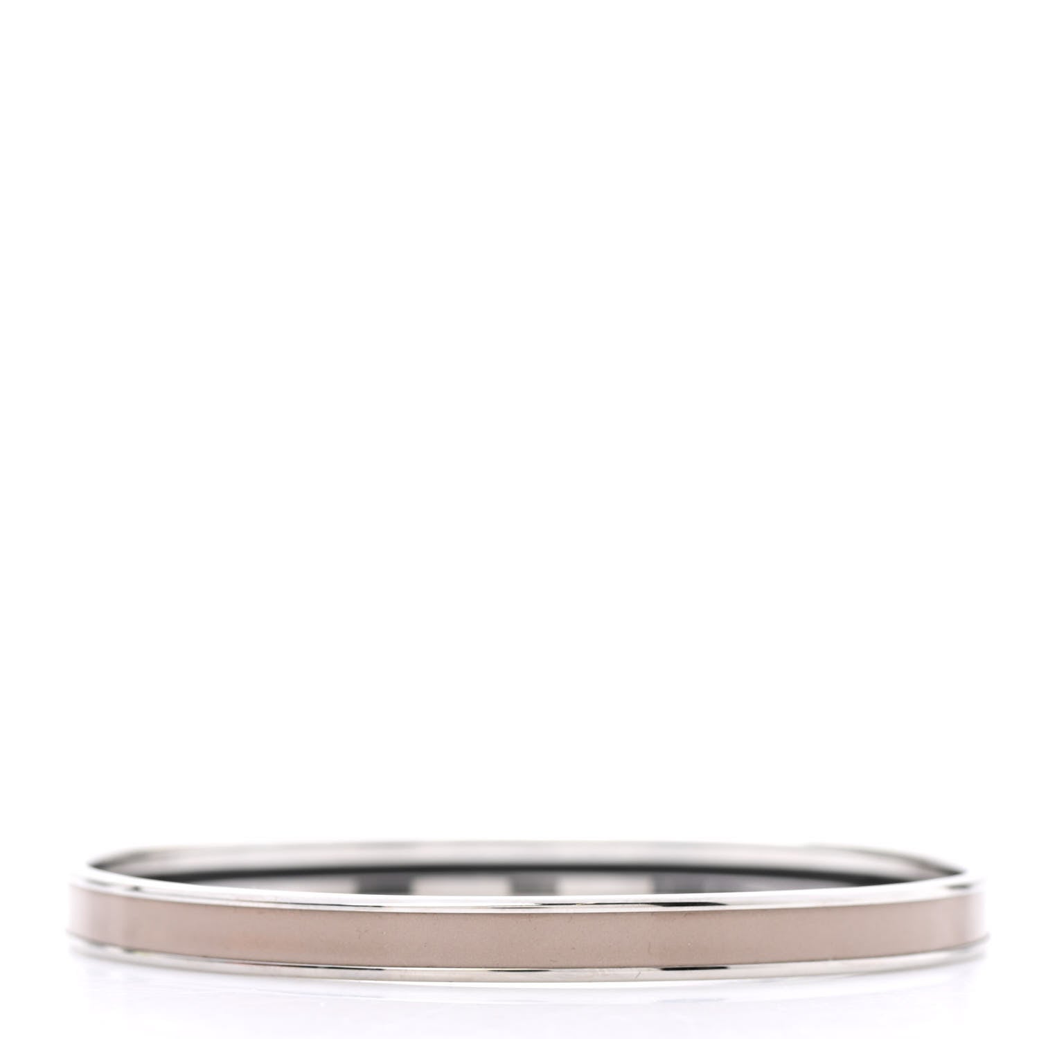 Hermes Enamel Uni Bangle Marron Glace 3 of 6