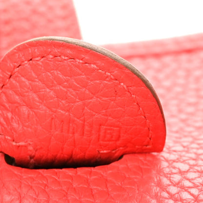 Hermes Taurillon Clemence Evelyne III PM Rose Jaipur 7 of 10