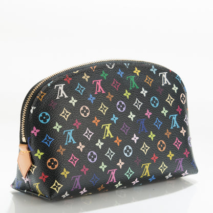 Louis Vuitton Monogram Multicolor Cosmetic Pouch Black Grenade 2 of 7