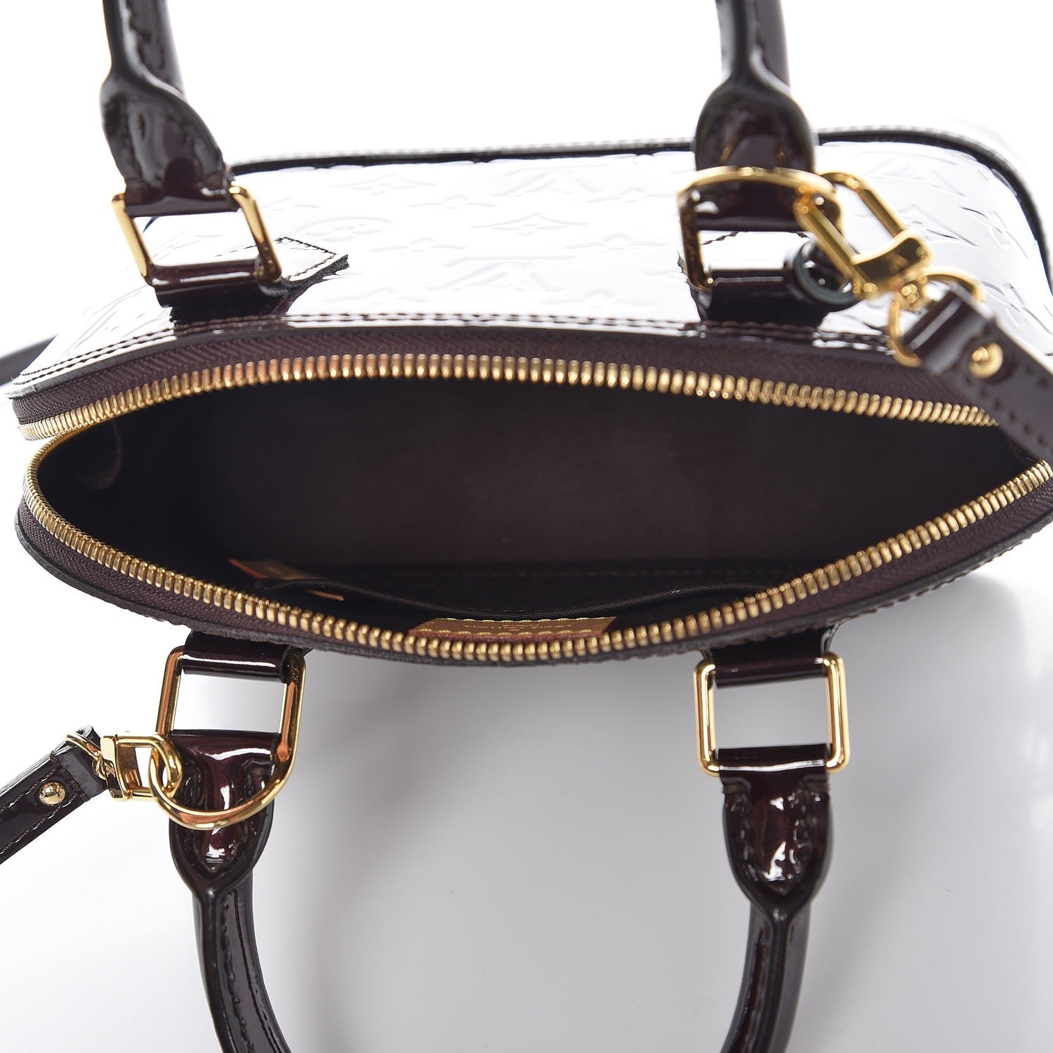 Louis Vuitton Vernis Alma BB Amarante 6 of 9