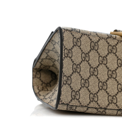 Balenciaga X GUCCI GG Supreme Monogram Small Hourglass Top Handle Bag Beige Ebony 8 of 9