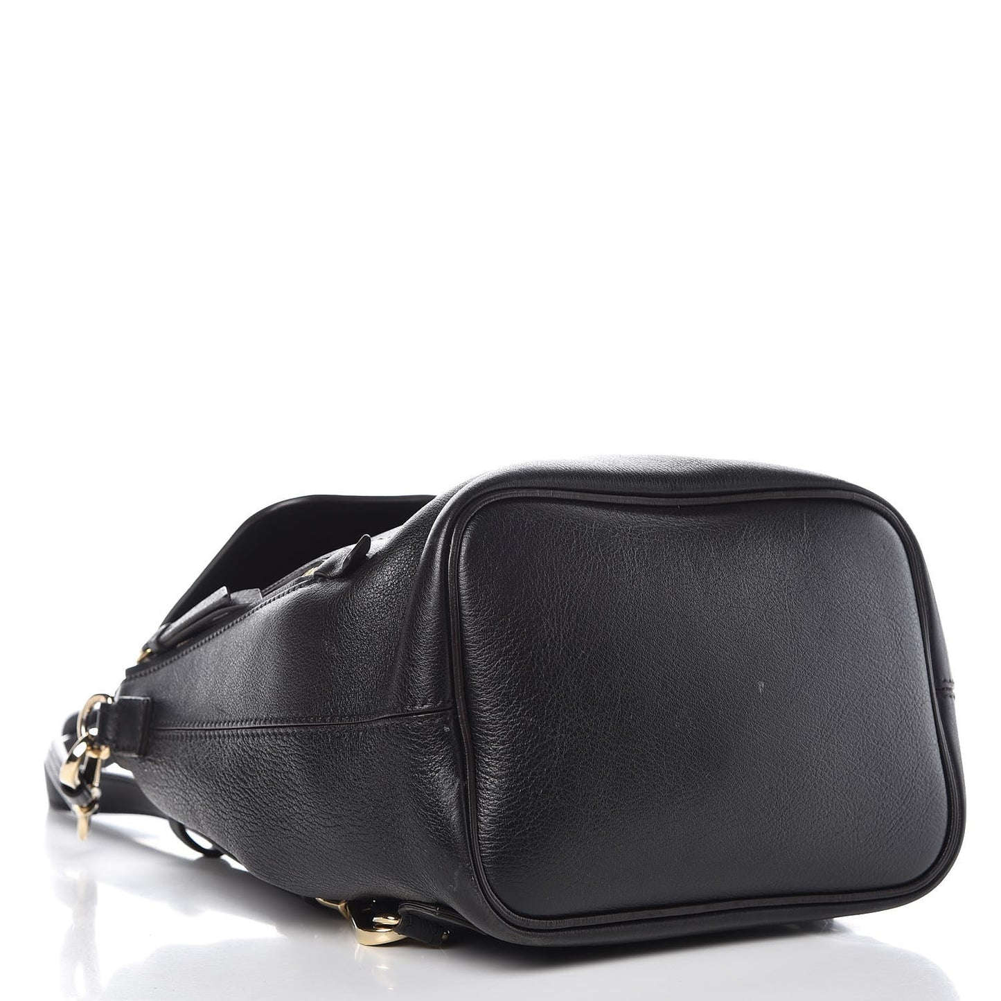 Suede Calfskin Small Faye Backpack Black