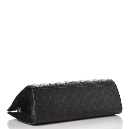 Gucci Guccissima Large Emily Chain Shoulder Bag Black 4 of 12