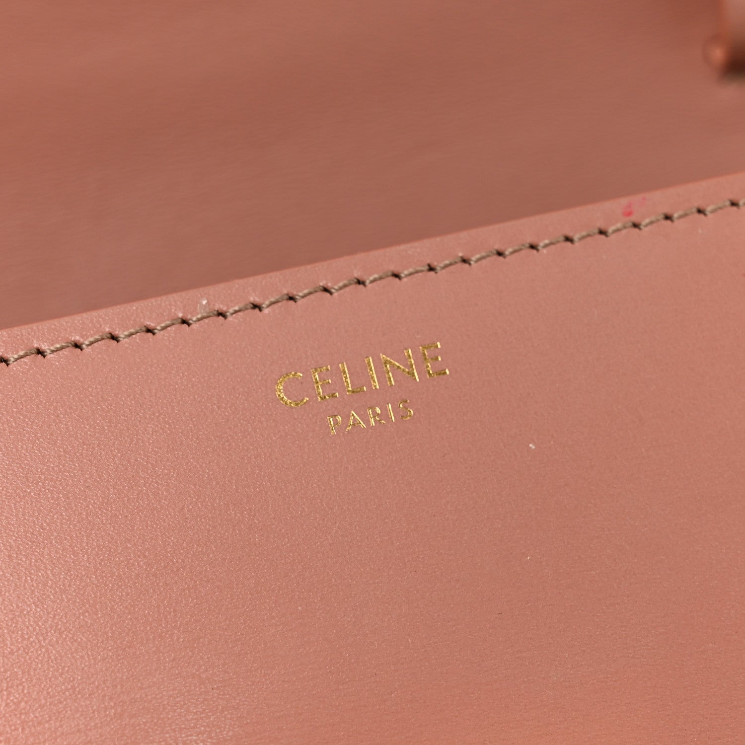 Celine Box Calfskin Teen Classic Box Flap Bag Antique Rose 6 of 14