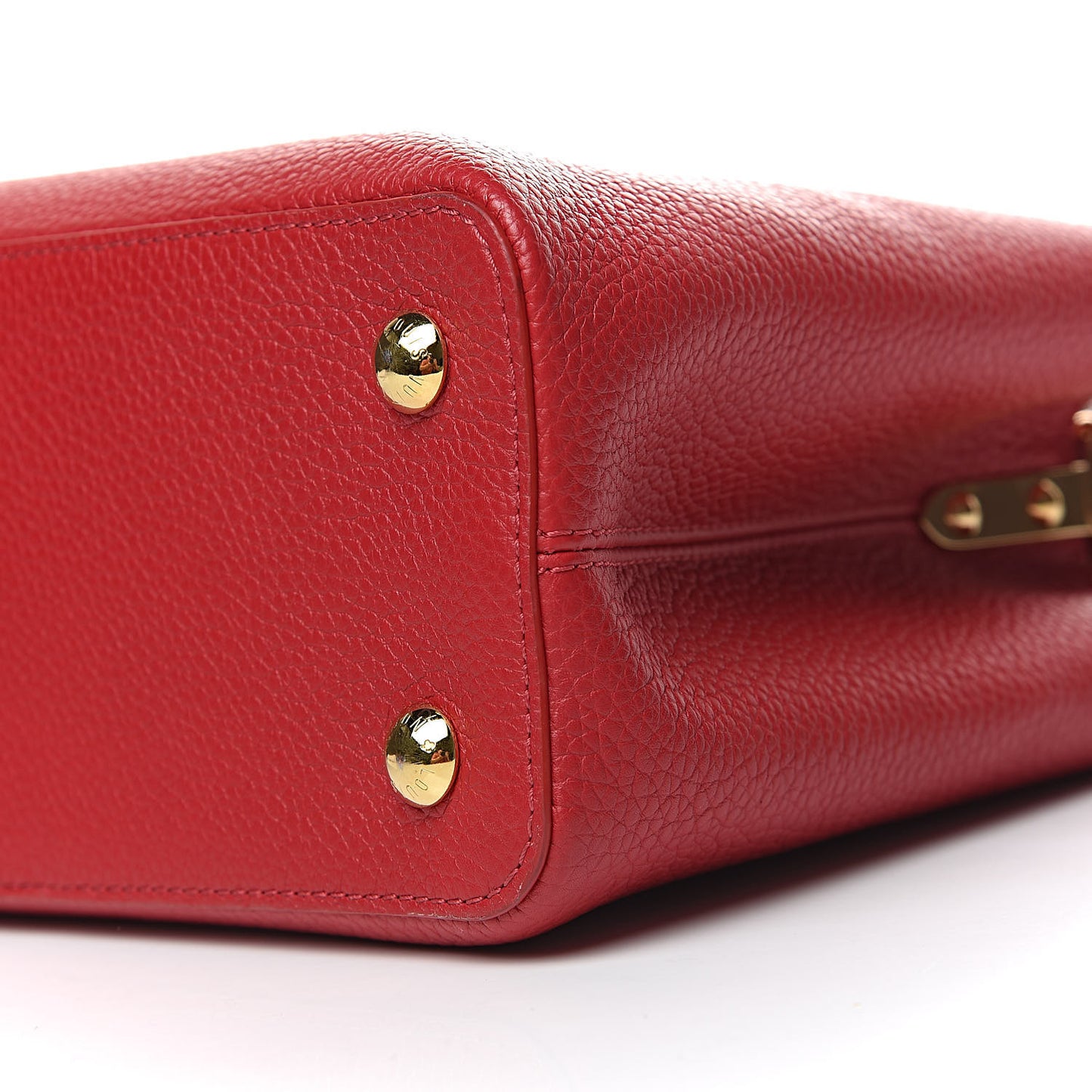 Taurillon Capucines PM Rubis