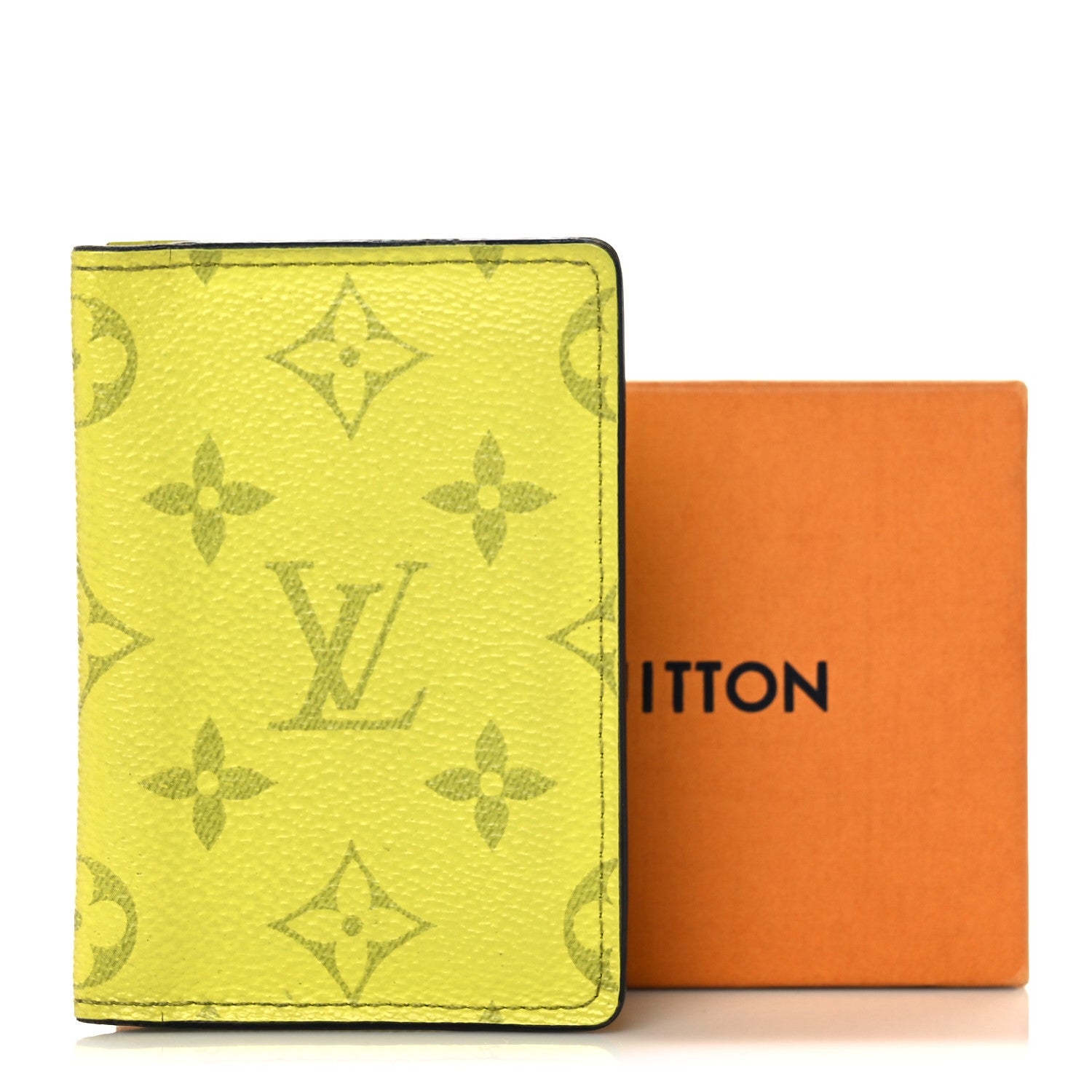 Louis Vuitton Monogram Taiga Pocket Organizer Yellow 11 of 11
