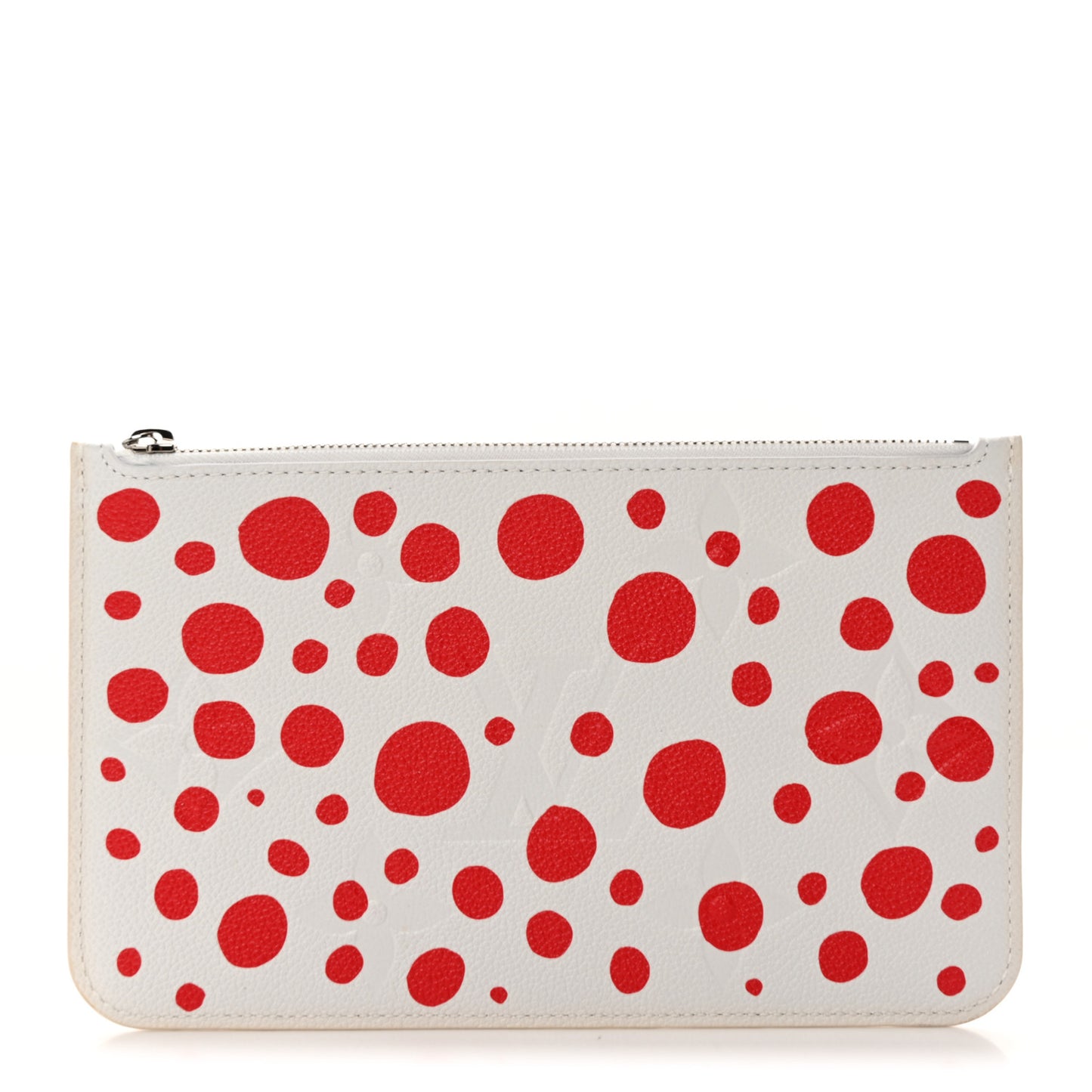 LV X YK Empreinte Infinity Dots Neverfull MM Pochette Rouge White