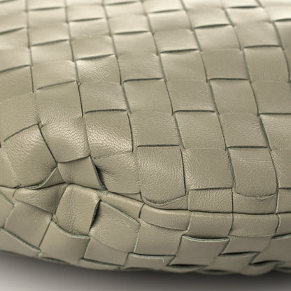 Bottega Veneta Nappa Intrecciato Teen Jodie Hobo Travertine 9 of 10