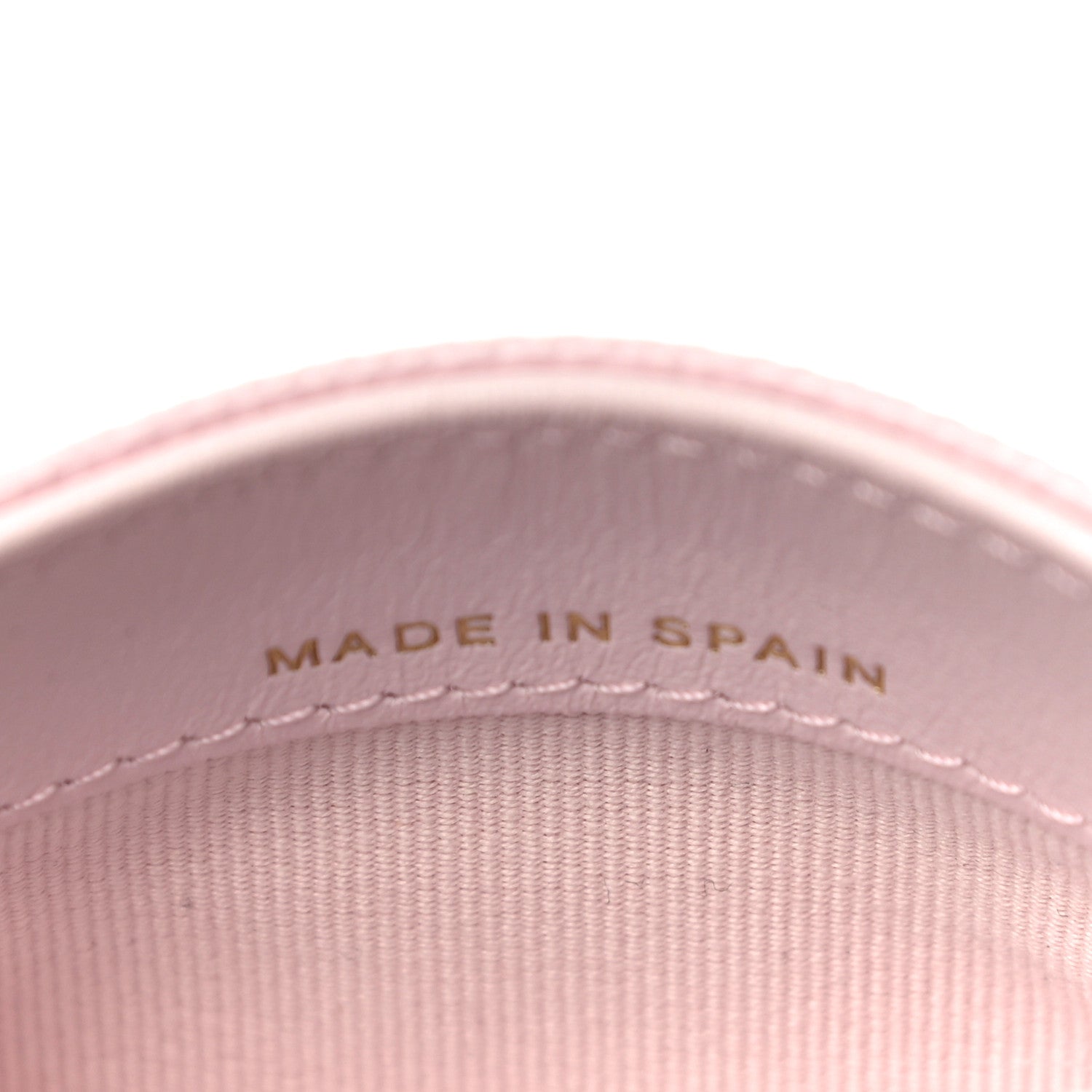Chanel Caviar Quilted Card Holder Pink 7 of 12