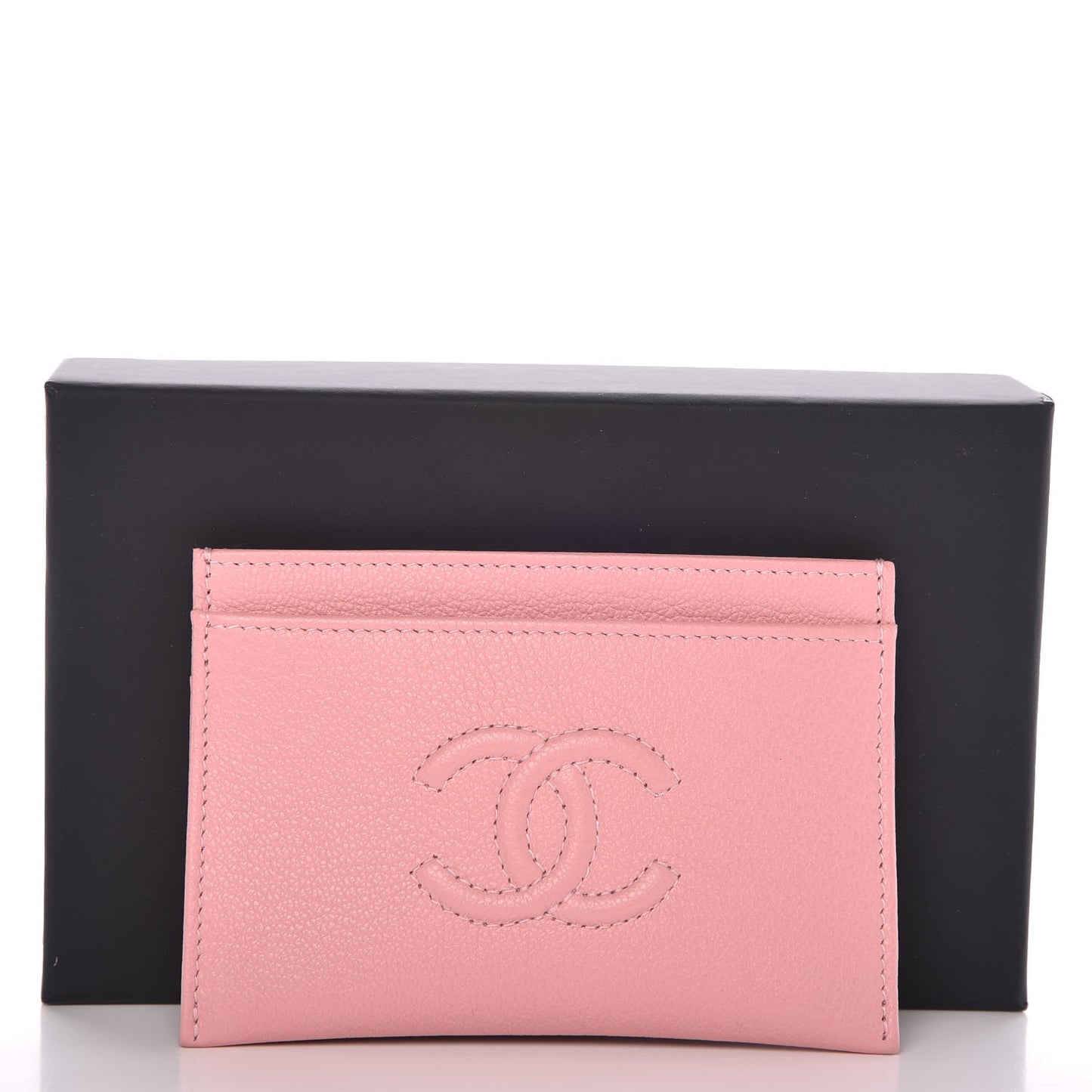 Calfskin CC Timeless Card Holder Pink