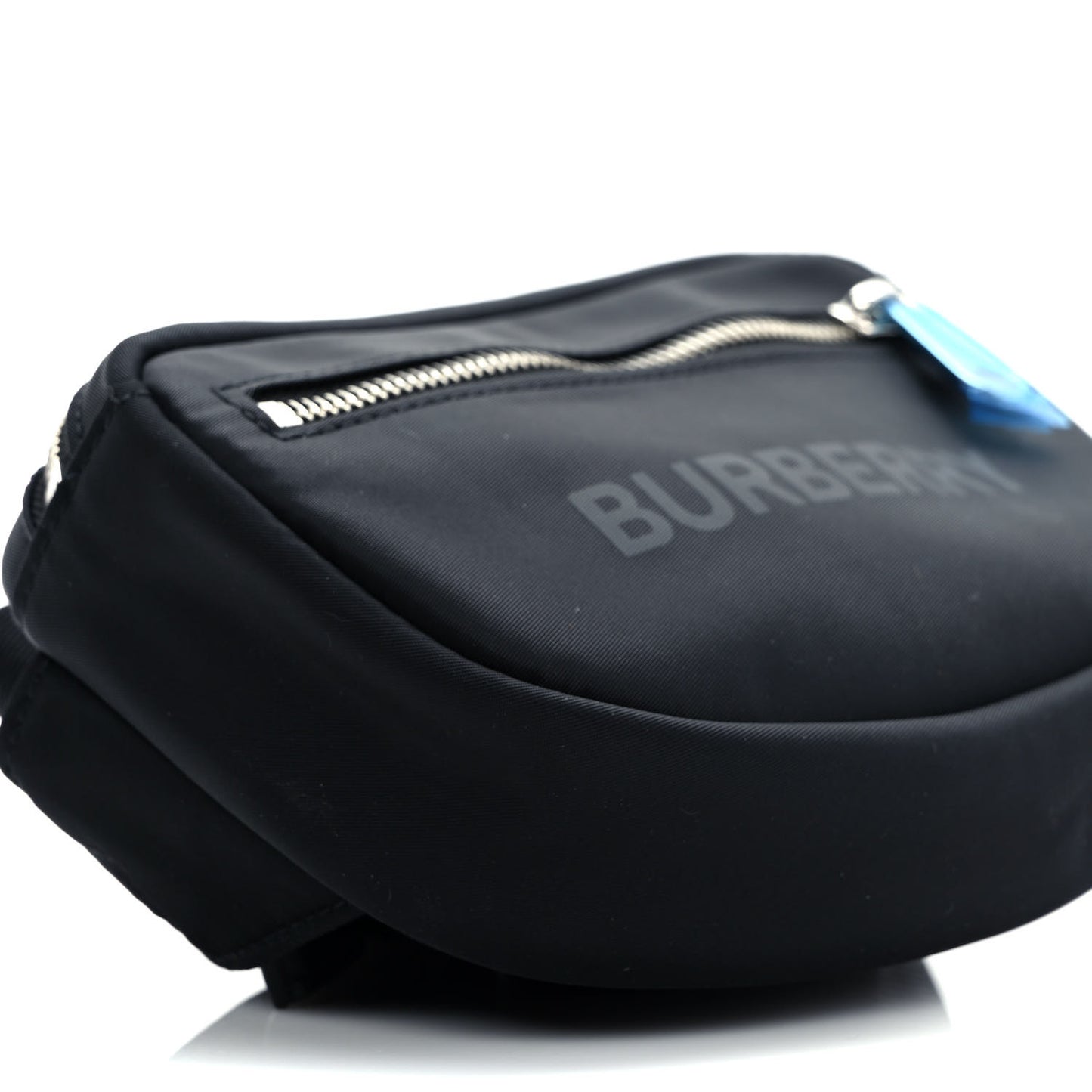 Econyl Logo Print Small Cannon Bum Bag Black