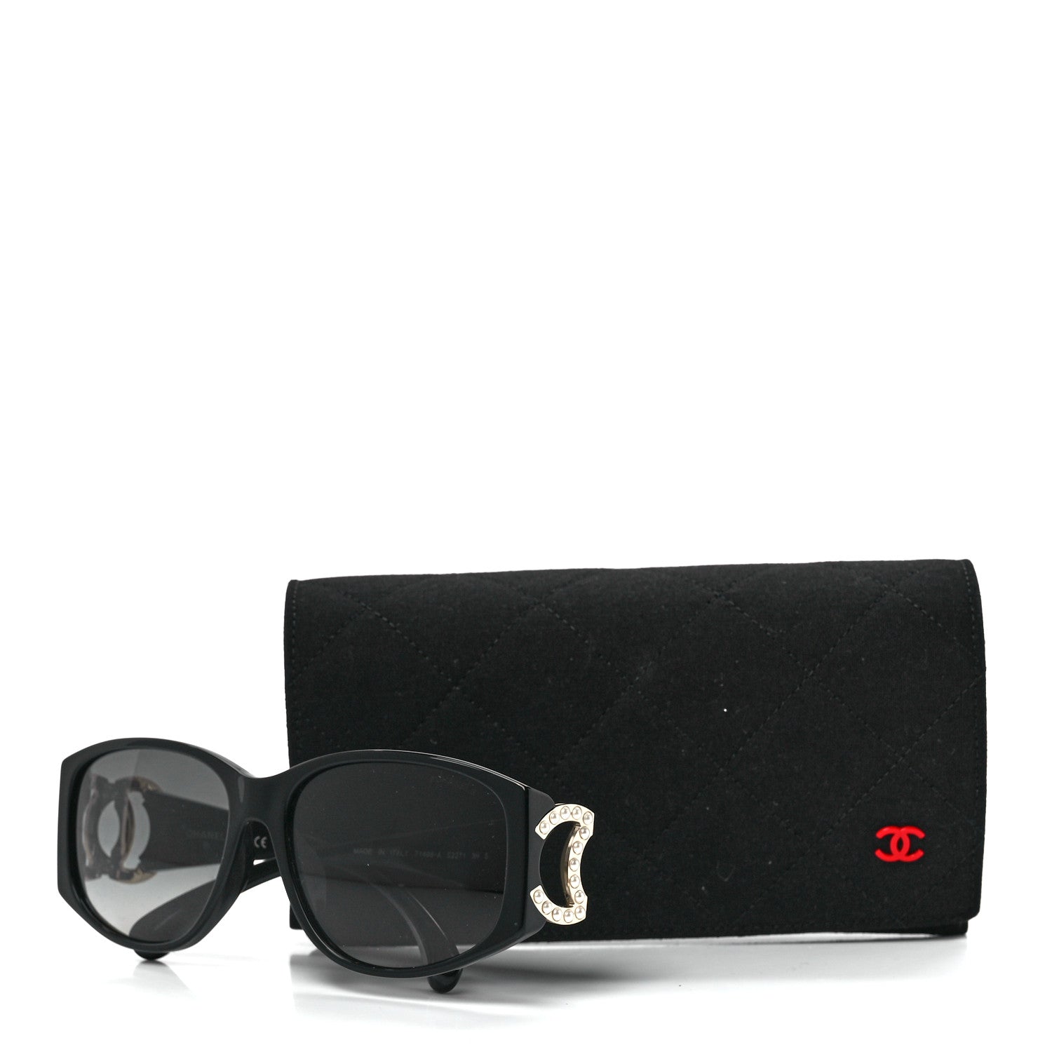 Chanel Pearl CC Sunglasses 71498-A Black 8 of 8