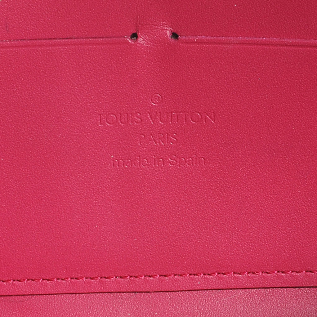 Louis Vuitton Vernis Zippy Wallet Rose Indien 8 of 8