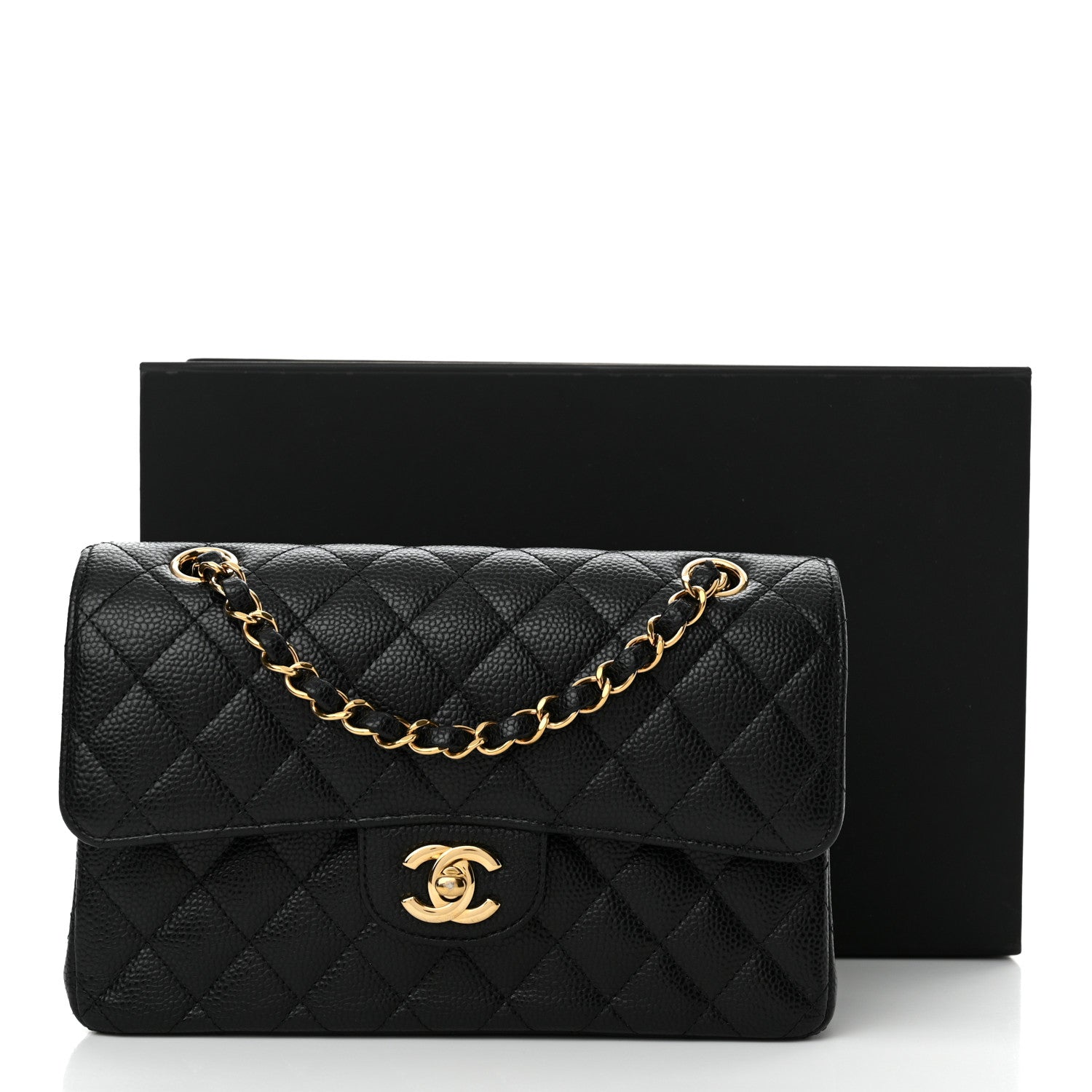 Chanel Caviar Quilted Small Double Flap Black 13 of 13