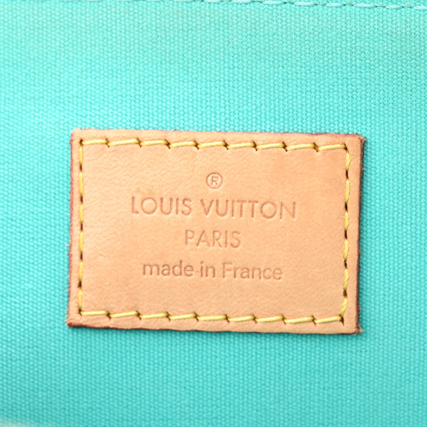 Louis Vuitton Vernis Alma PM Blue Lagon 6 of 10