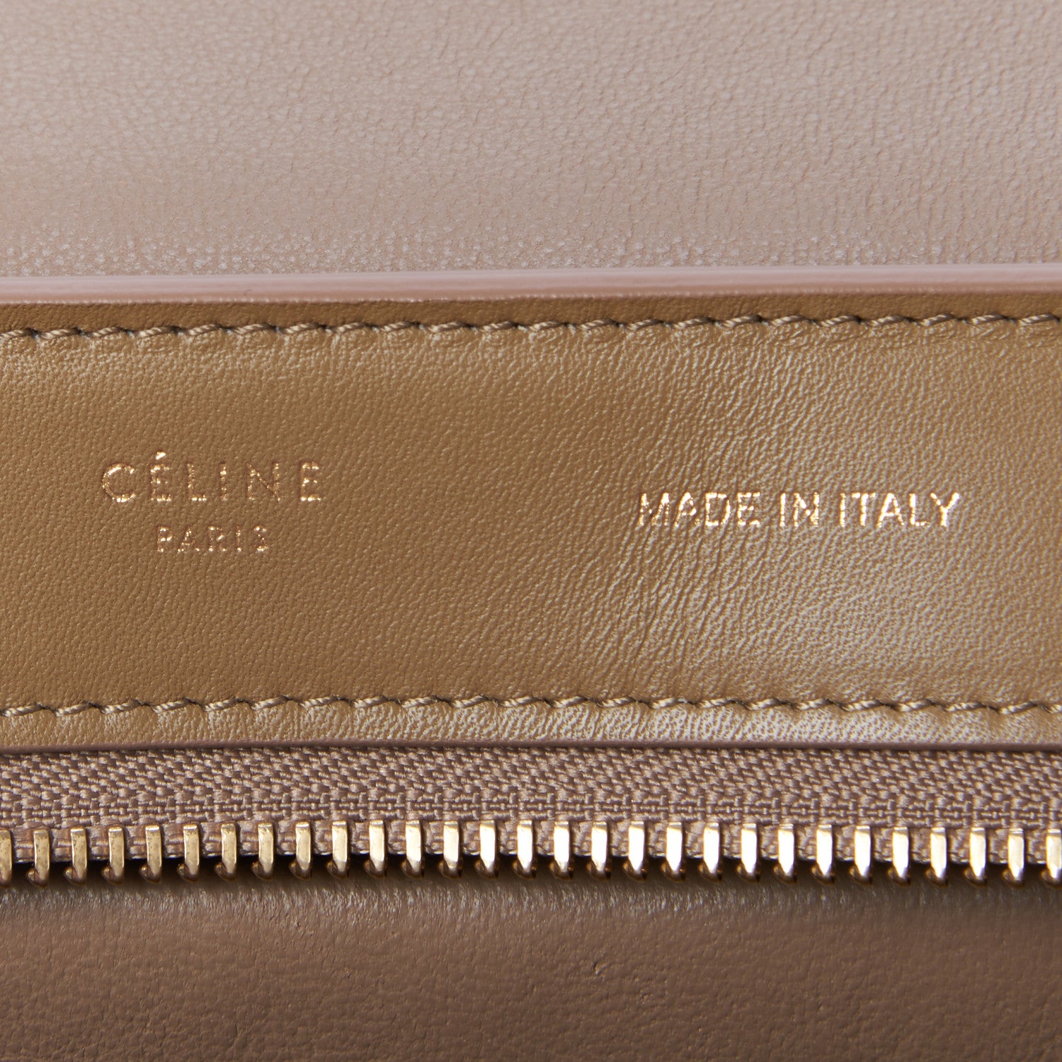 Celine Smooth Calfskin Medium Tri-Color Trapeze Taupe Fuchsia 7 of 7