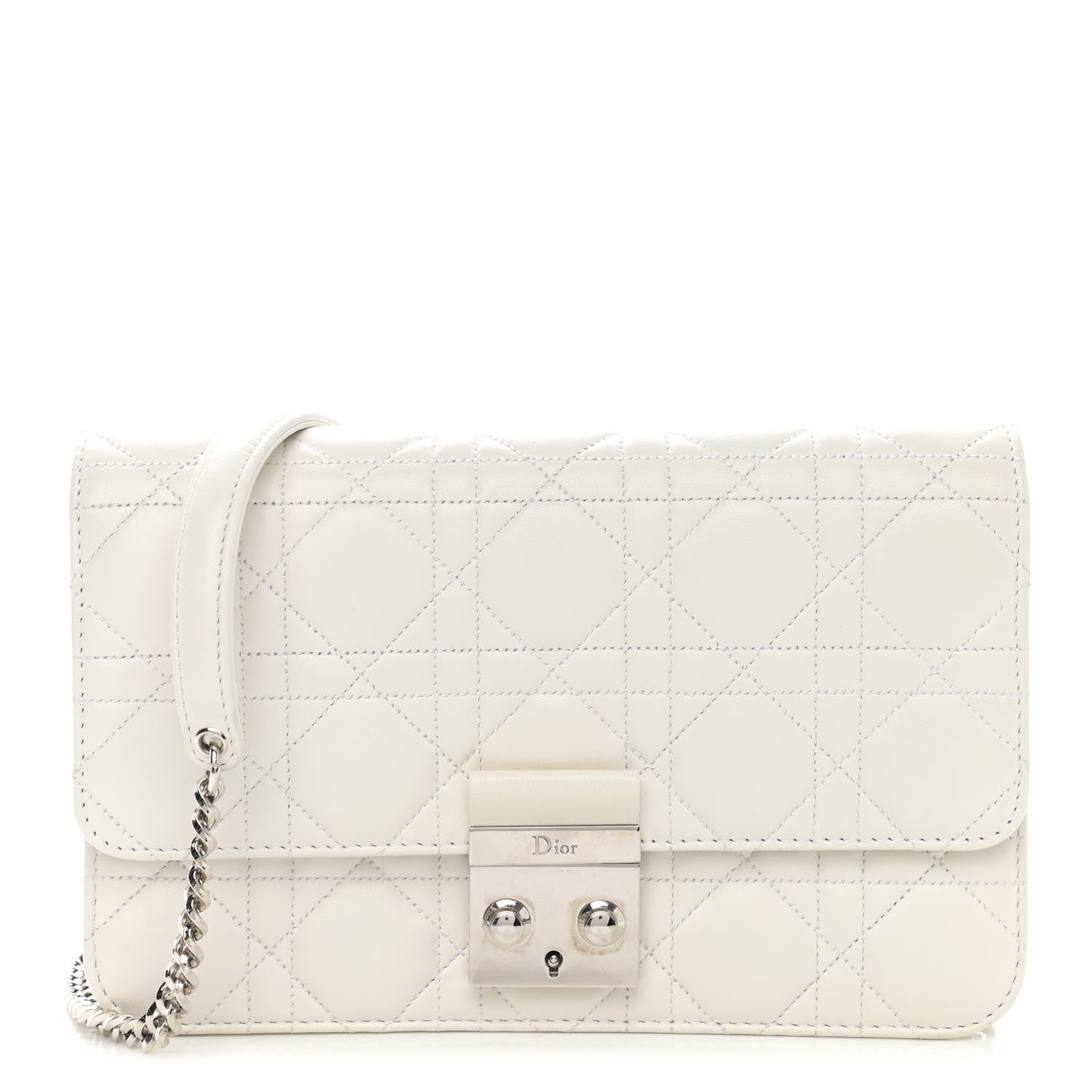 Christian Dior Lambskin Cannage Miss Dior Promenade Pouch 1 of 10