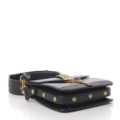 Christian Dior Calfskin Studded Square Dioraddict Flap Black 4 of 14