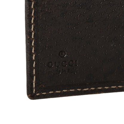 Gucci Monogram Buckle Continental Wallet Brown 6 of 8