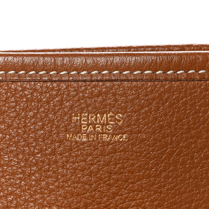 Hermes Taurillon Clemence Evelyne II PM Gold 6 of 10