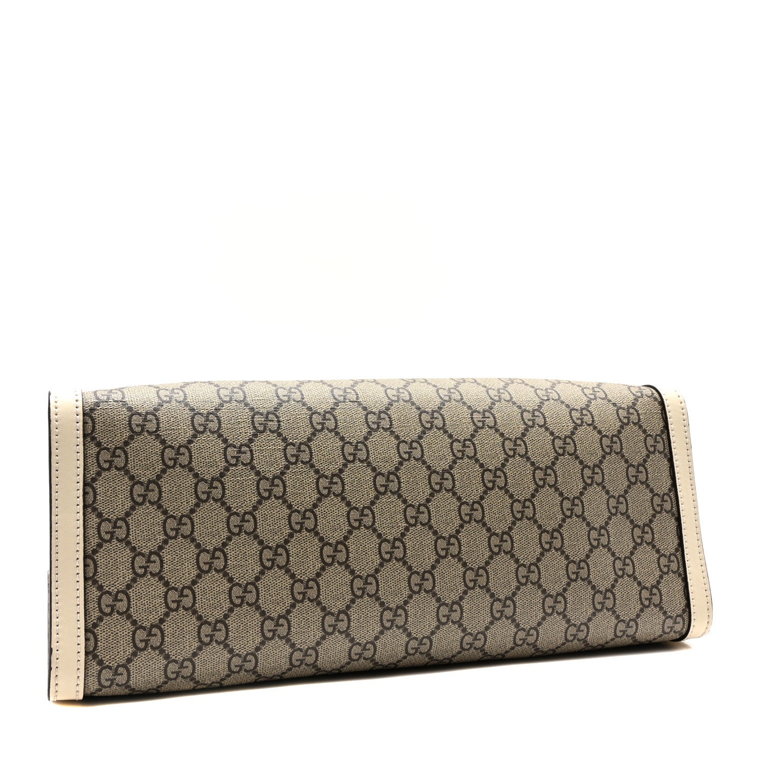 Gucci GG Supreme Monogram Medium Padlock Tote White 4 of 11