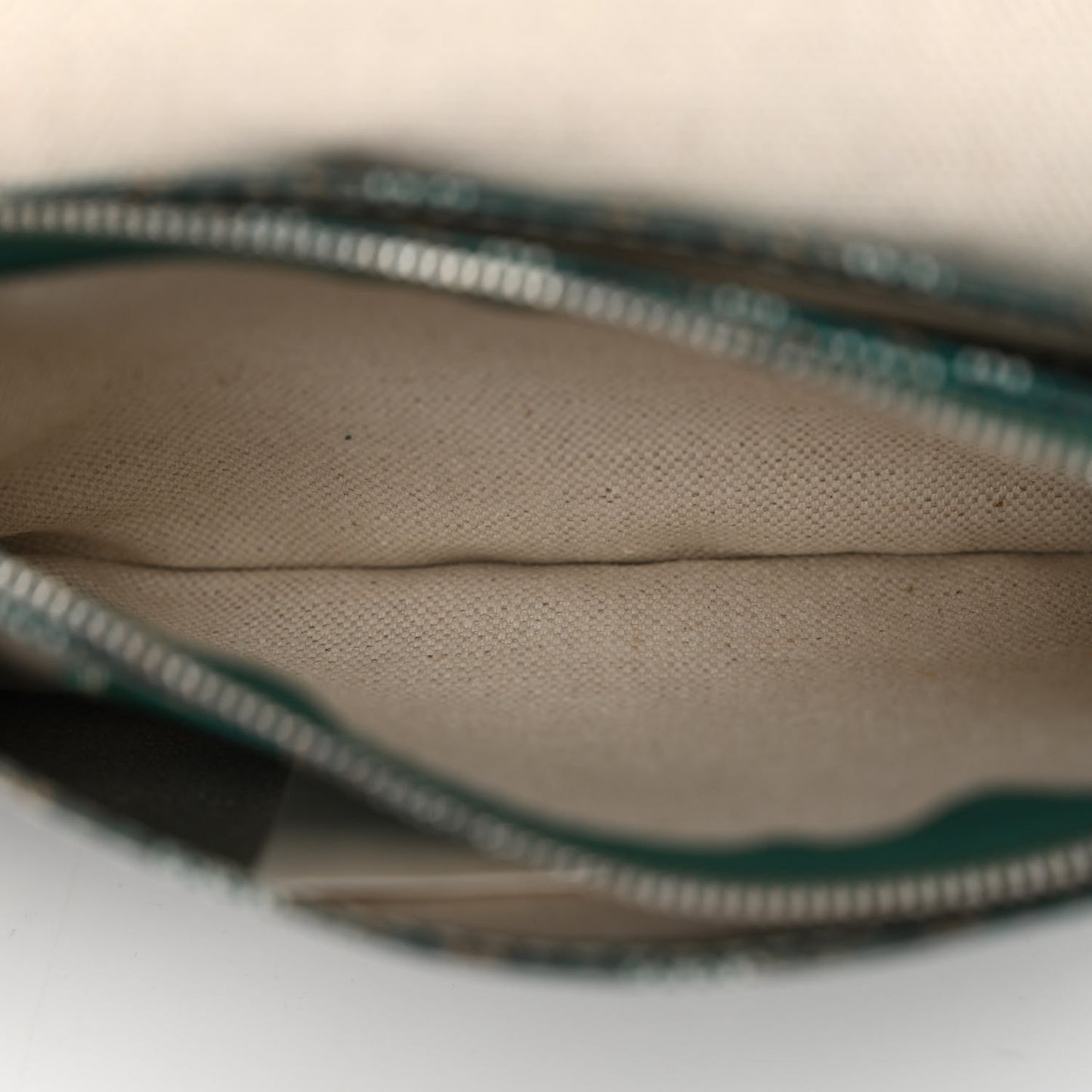 Goyardine Plumet Wallet Clutch Green