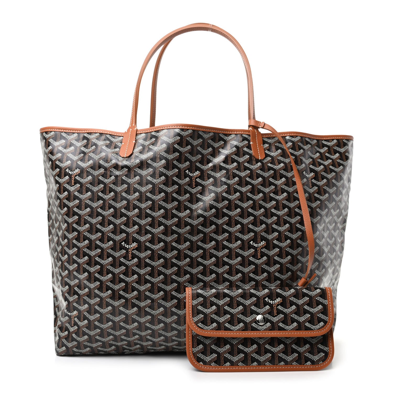 Goyard Goyardine Saint Louis GM Black Gold 1 of 8