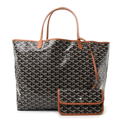 Goyard Goyardine Saint Louis GM Black Gold 1 of 8