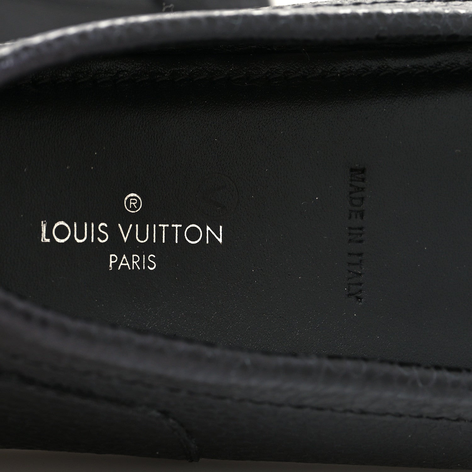 Louis Vuitton Calfskin Lock Mocassin Loafers 40 Black 7 of 7