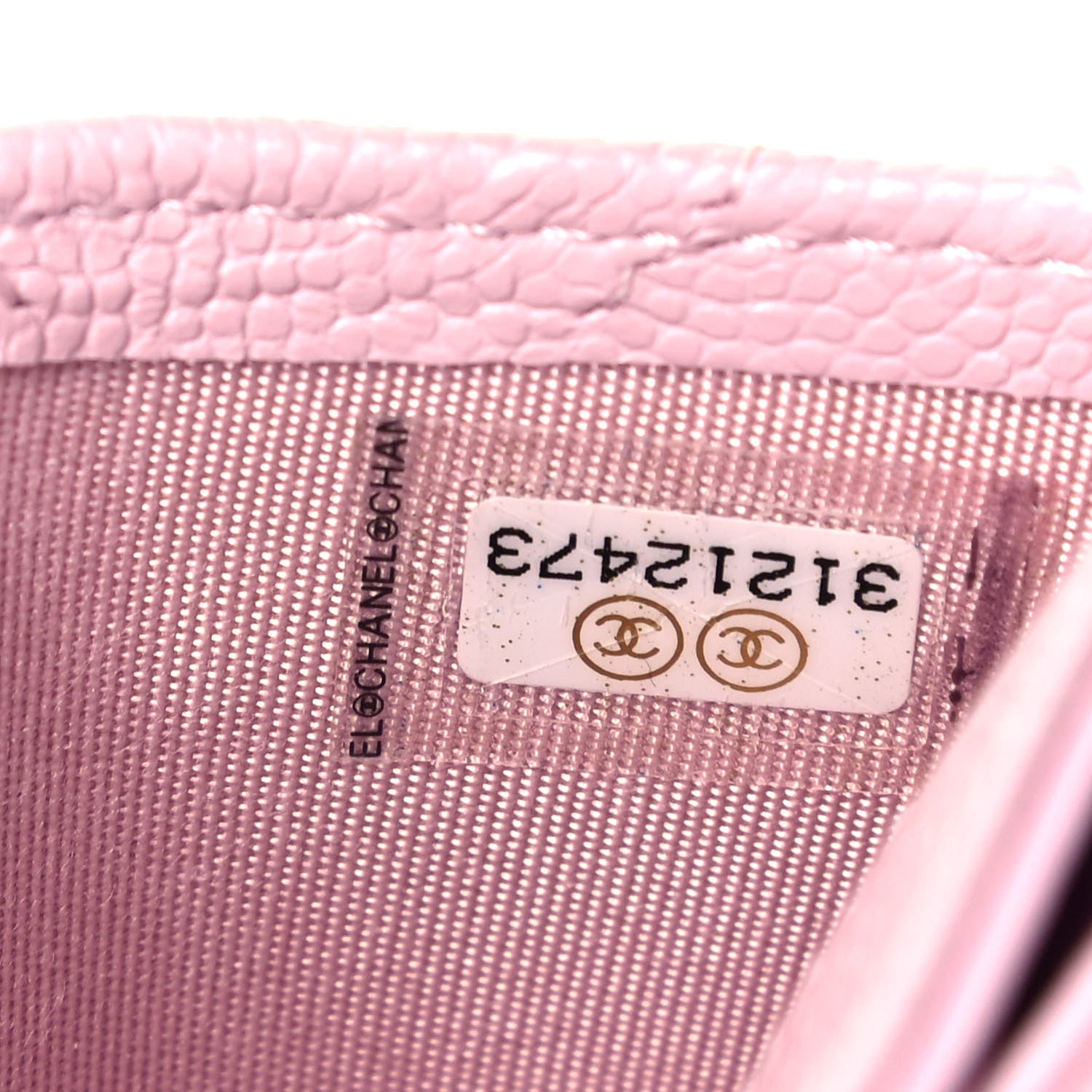 Chanel Caviar Quilted Card Holder Light Pink 6 of 7