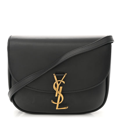 Saint Laurent Smooth Calfskin Monogram Medium Kaia Satchel Black 1 of 13