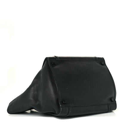 Celine Supple Calfskin Medium Phantom Luggage Black 4 of 12