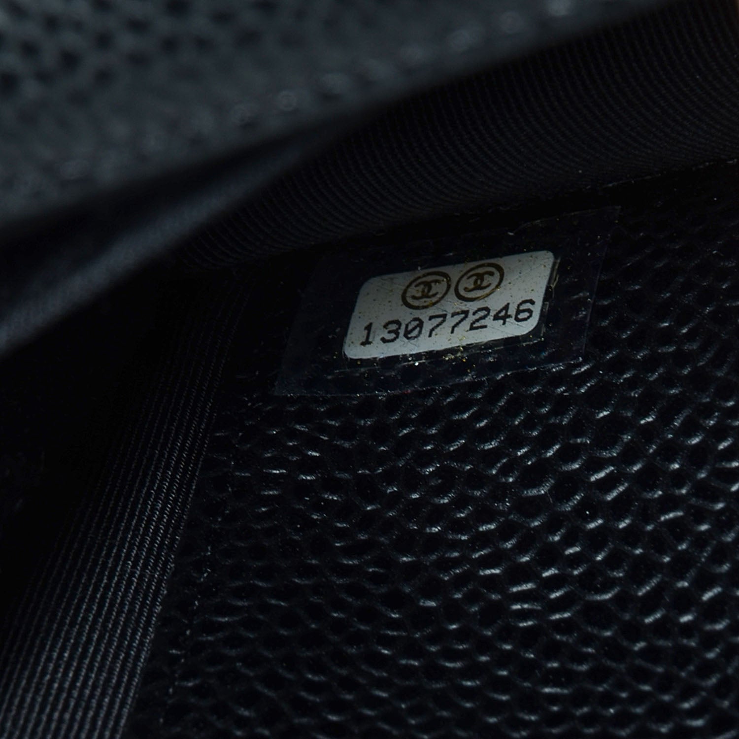 Chanel Caviar Quilted Wallet On Chain WOC Black 7 of 9
