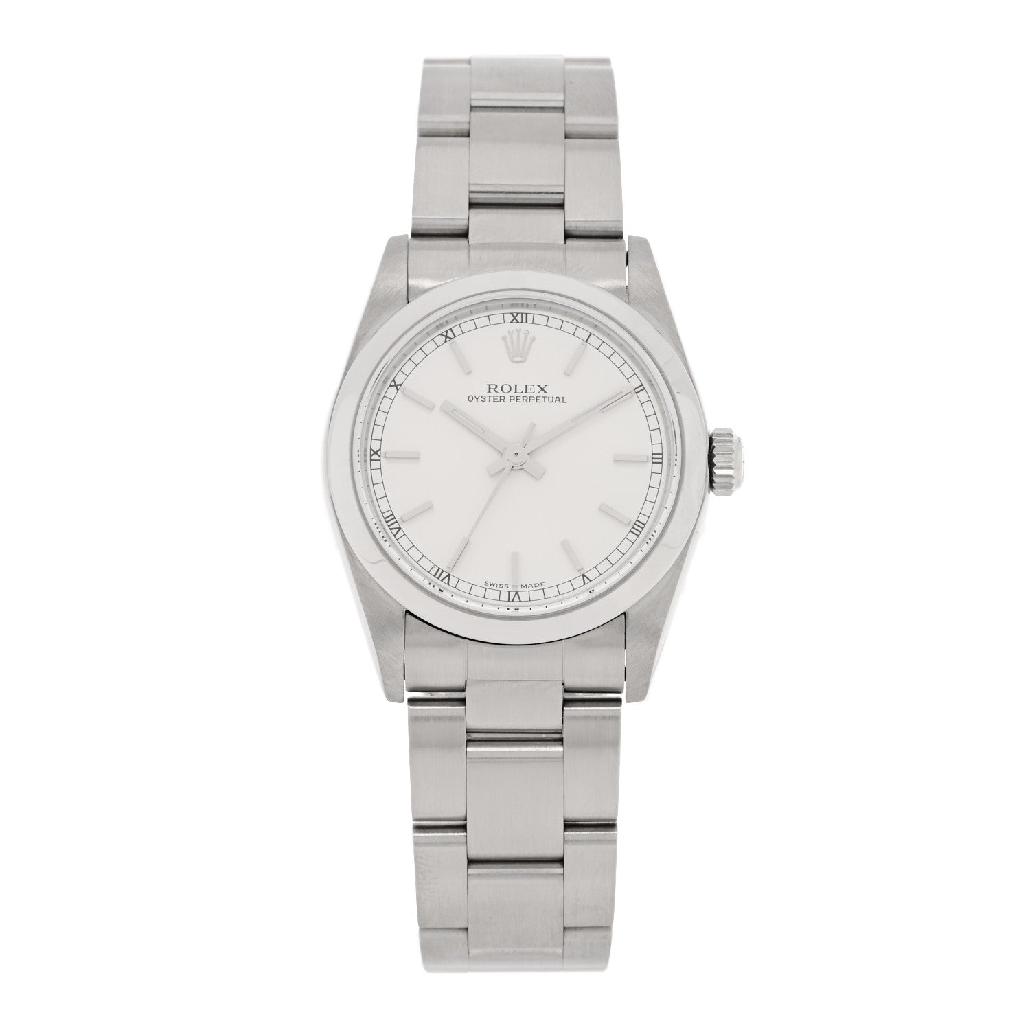 Rolex Stainless Steel 31mm Oyster Perpetual Watch Silver 77080 1 of 4