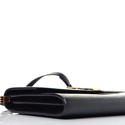 Saint Laurent Grain De Poudre Mini Uptown Crossbody Bag Black 7 of 9