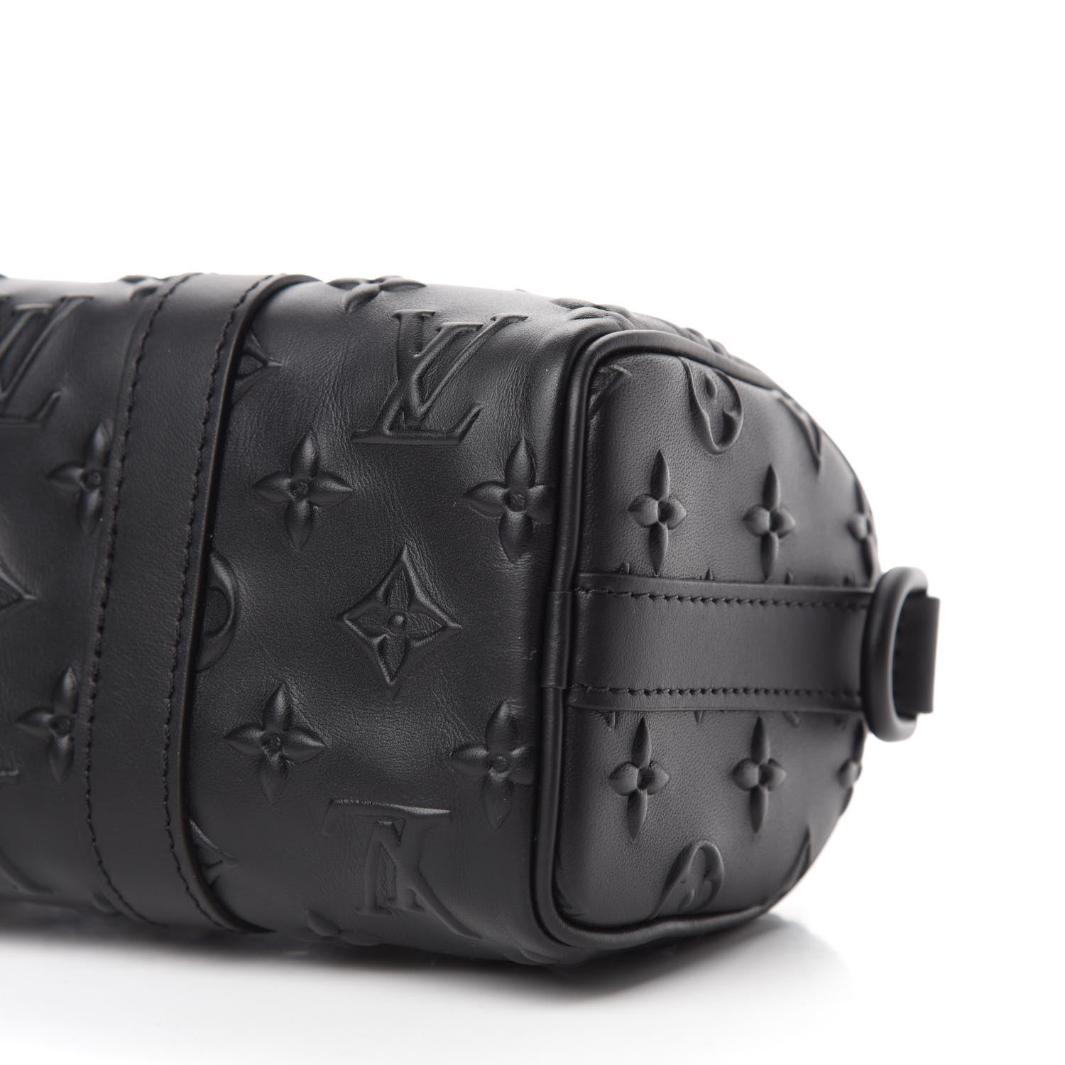 Louis Vuitton Monogram Seal Keepall XS Black 7 of 10