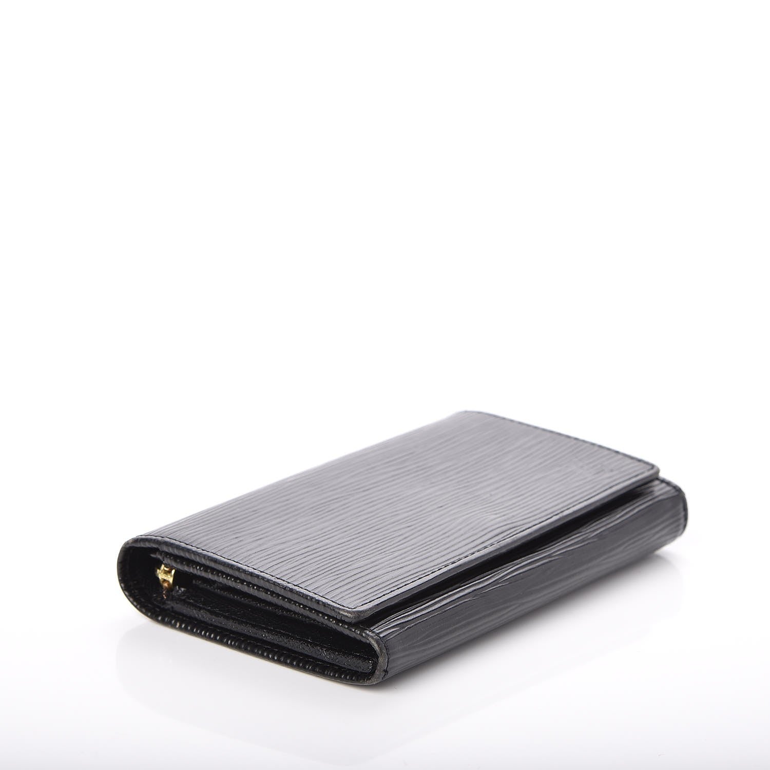Louis Vuitton Epi Porte-Monnaie Billets Tresor Wallet Black 4 of 8