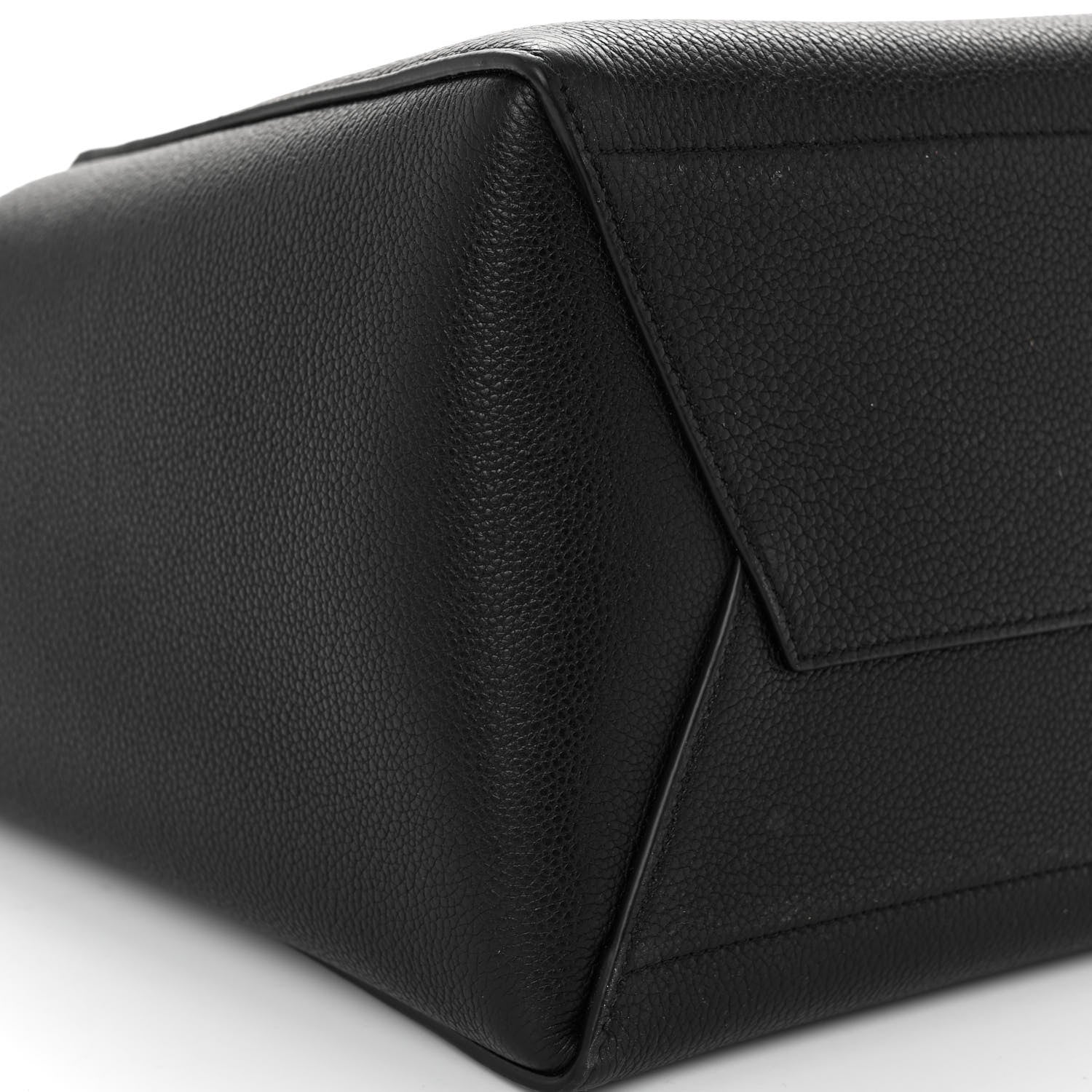 Celine Soft Grained Calfskin Sangle Bucket Bag Black 8 of 9