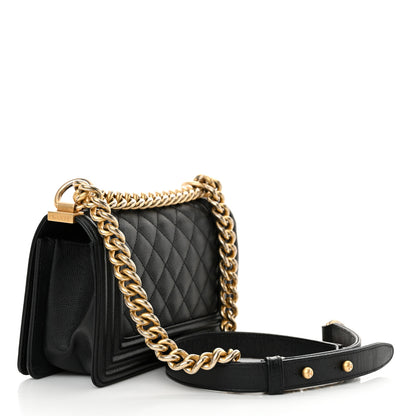 Chanel Caviar Quilted Small Boy Flap Black 3 of 14