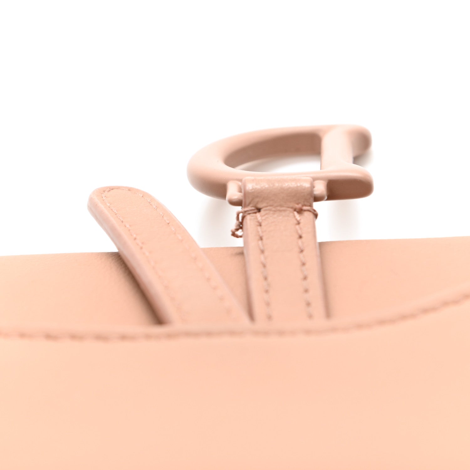 Christian Dior Ultra Matte Calfskin Nano Saddle Chain Pouch Rose Des Vents 11 of 13